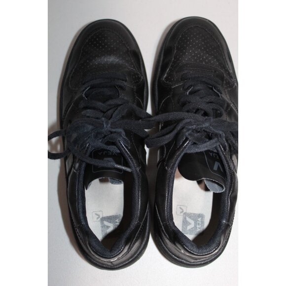 VEJA V-10 CWL Vegan Shoes Women’s US 10 Full Black Low Top Sneaker Casual - Picture 8 of 9